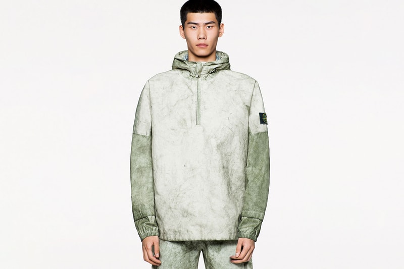 stone island spring summer 2020 ss20 MEMBRANA + OXFORD 3L WITH DUST COLOR FINISH 721541628 721530628