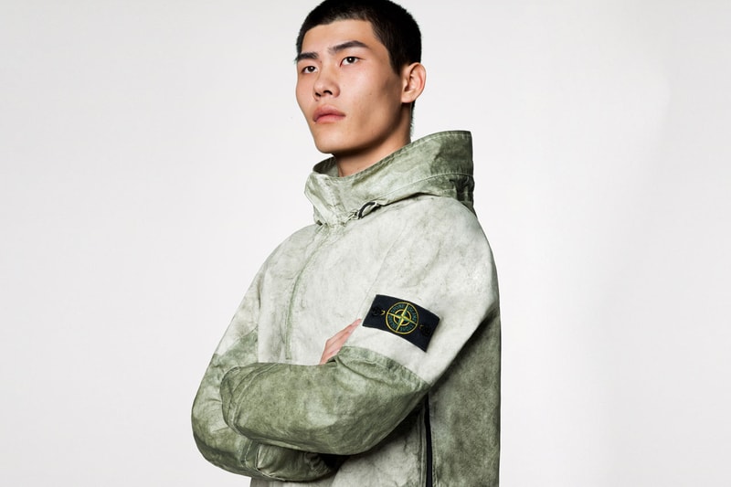 stone island spring summer 2020 ss20 MEMBRANA + OXFORD 3L WITH DUST COLOR FINISH 721541628 721530628