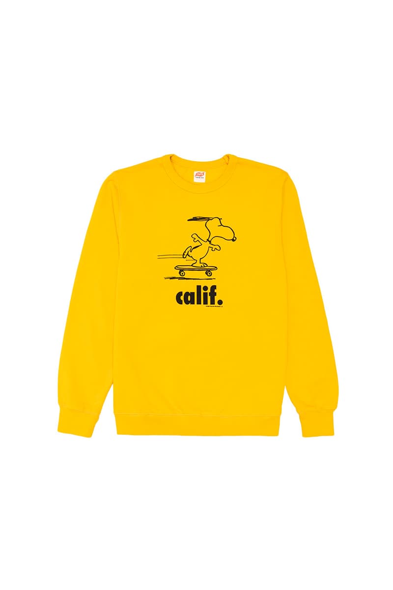 Snoopy x TSPTR 1970s California-Inspired Collection Retro Themes Cartoons Hobos Surfers LA Classic Designs Music Yacht clubs Beach Bums Communes T-shirt Capsules Colors Vintage "Truth, Symmetry, Pleasure, Taste, and Recognition"