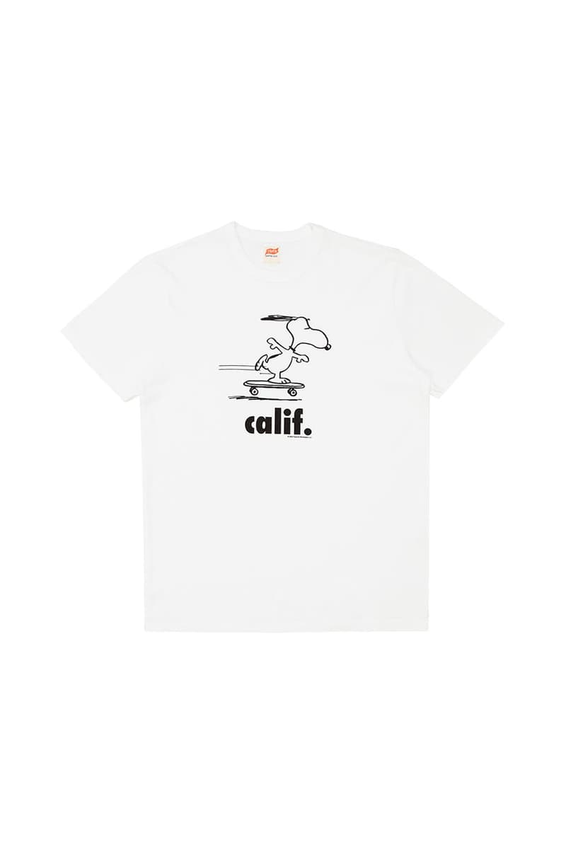 Snoopy x TSPTR 1970s California-Inspired Collection Retro Themes Cartoons Hobos Surfers LA Classic Designs Music Yacht clubs Beach Bums Communes T-shirt Capsules Colors Vintage "Truth, Symmetry, Pleasure, Taste, and Recognition"