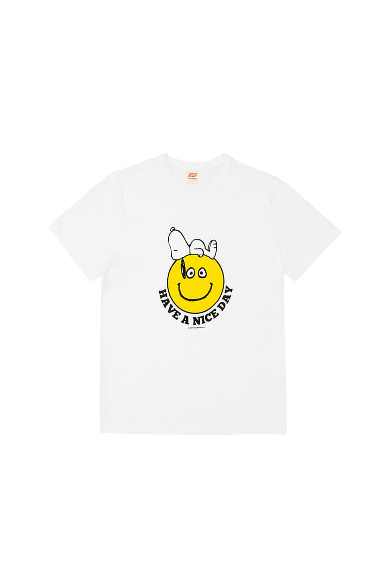 Snoopy x TSPTR 1970s California-Inspired Collection Retro Themes Cartoons Hobos Surfers LA Classic Designs Music Yacht clubs Beach Bums Communes T-shirt Capsules Colors Vintage "Truth, Symmetry, Pleasure, Taste, and Recognition"
