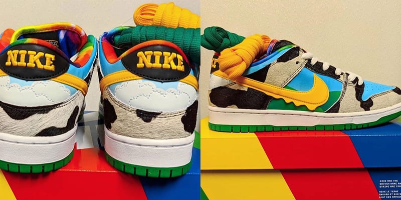 cow nike dunks