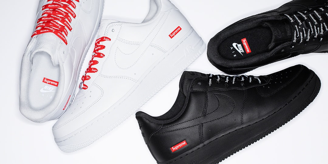Supreme x Nike Air Force 1 Low Release Info | Hypebeast