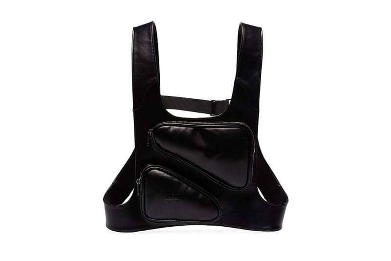 A-COLD-WALL* Unveils Sleek Black Leather Harness Bag