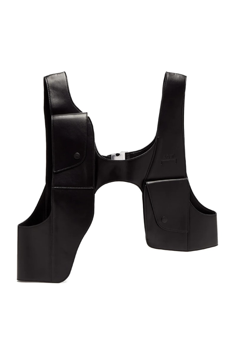 A COLD WALL Frame Faux Leather Body Harness samuel ross spring summer 2020 collection streetwear menswear full grain translucent hardware military buckle pouch pockets