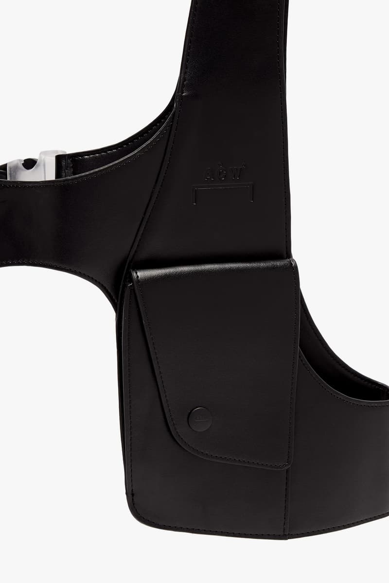 A COLD WALL Frame Faux Leather Body Harness samuel ross spring summer 2020 collection streetwear menswear full grain translucent hardware military buckle pouch pockets