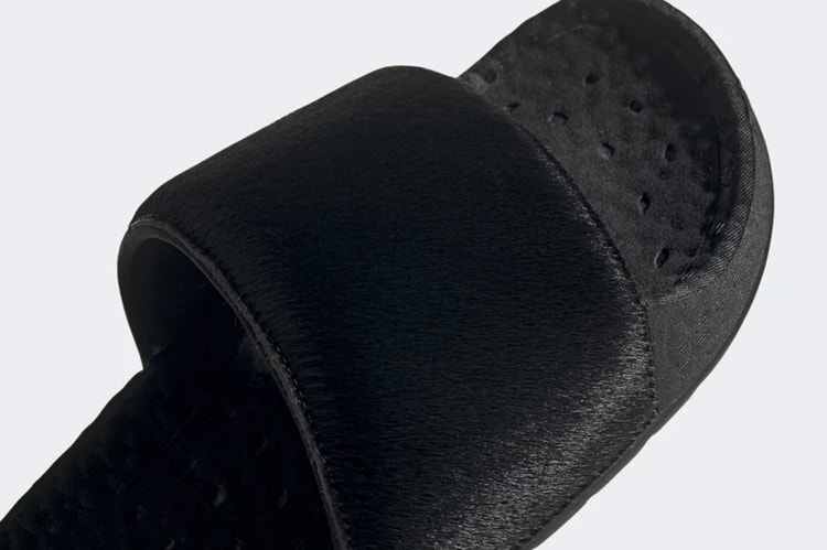 adidas Upgrades Adilette Slides With Pony Hair & Snakeskin Finishes