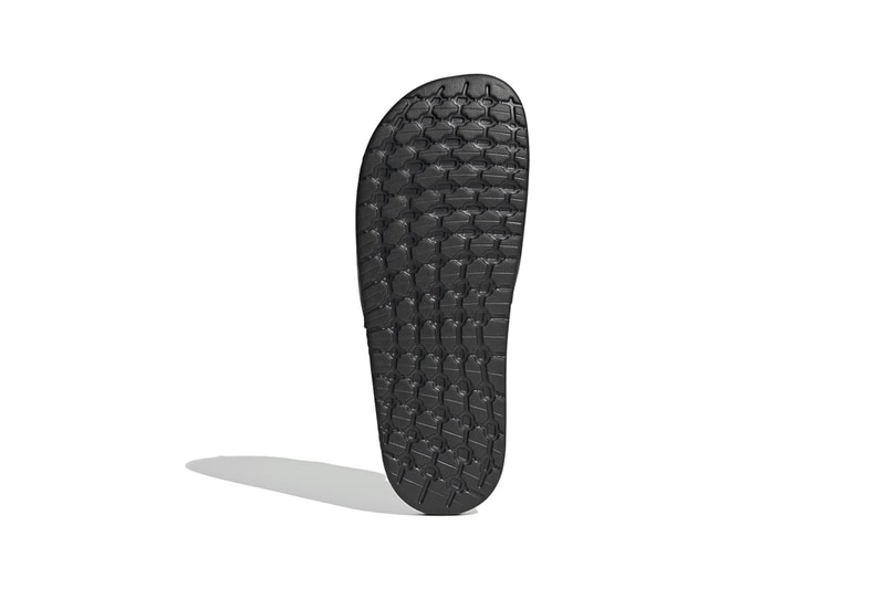 adidas originals adilette core black pony hair snakeskin details release information buy cop purchase FV6423 FV6422 summer sandal slide footwear pool