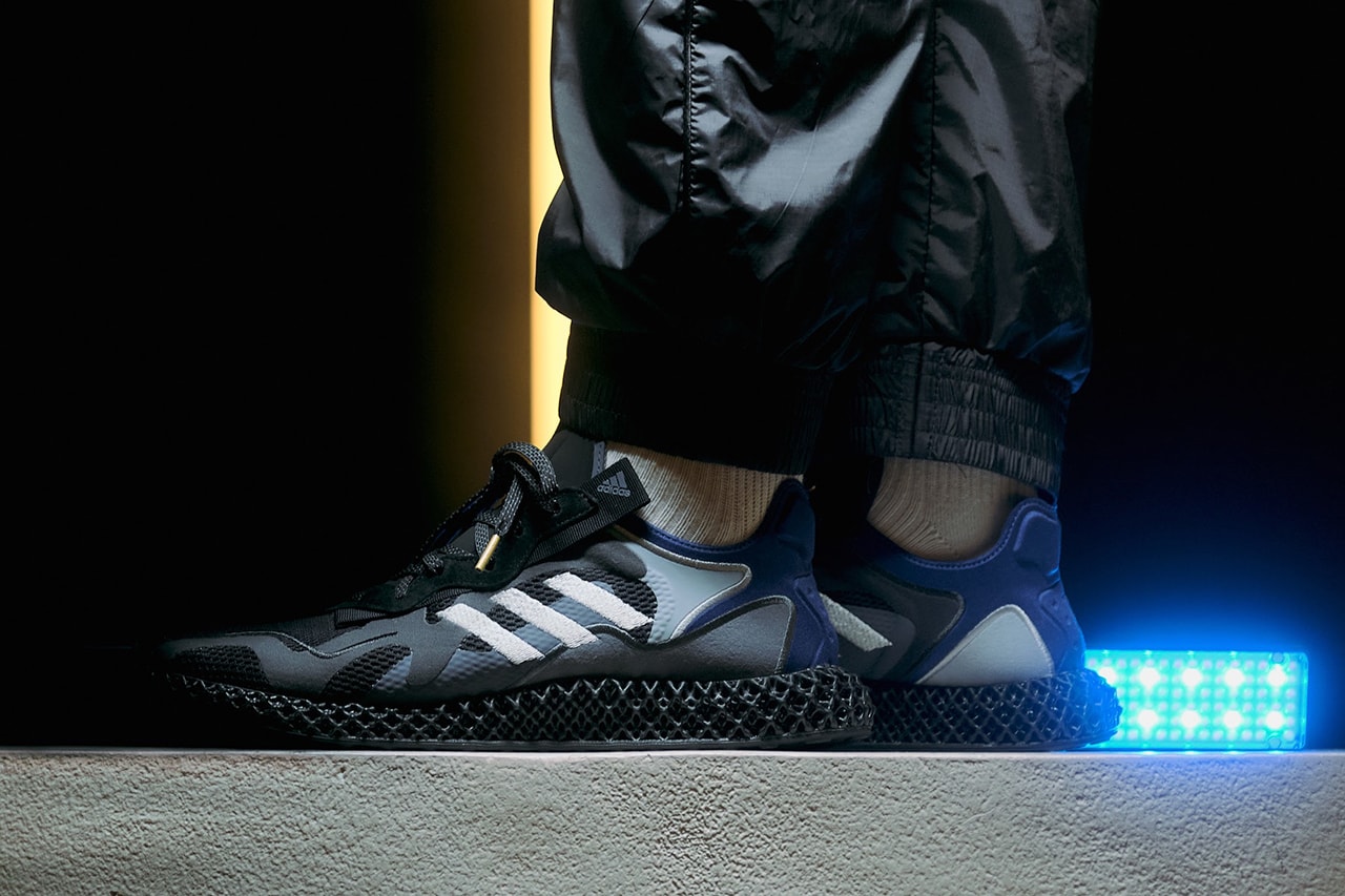 adidas Consortium EVO 4D Friends & Family Paris Fashion Week Randy Galang Ryle Justin Uy PFW FW20 Three Stripes Printed Technology OG UltraBOOST 1.0 Upper Black Sole Unit Closer Look Release Information Drop Date Footwear Sneakers