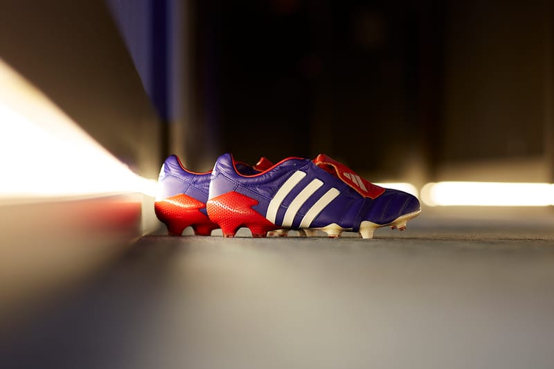 blue adidas predator mania