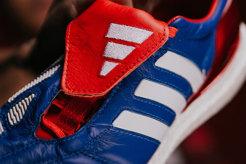adidas Predator Mania TR "Royal Blue" Release Information Closer Look BOOST Sole Unit Terrain Football Soccer Japan Blue 2002 World Cup Three Stripes 