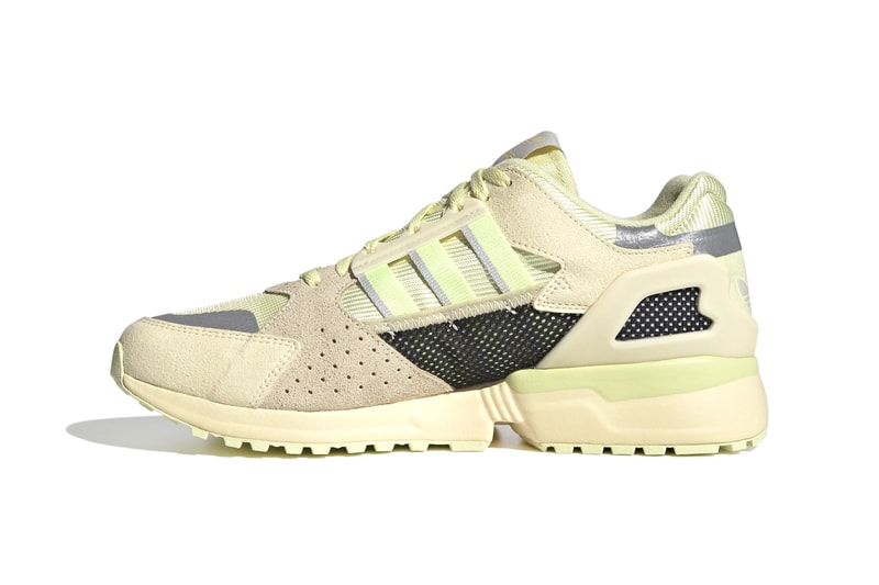 adidas Originals ZX 10000 C "YELLOW TINT/HI-RES YELLOW/EASY YELLOW" Three Stripes Torsion OG 1980s '90s Footwear Sneaker Release Information Drop Date 