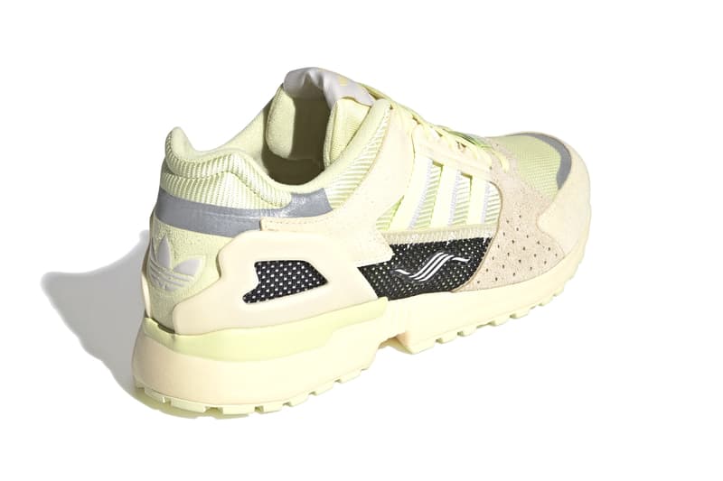 adidas Originals ZX 10000 C "YELLOW TINT/HI-RES YELLOW/EASY YELLOW" Three Stripes Torsion OG 1980s '90s Footwear Sneaker Release Information Drop Date 