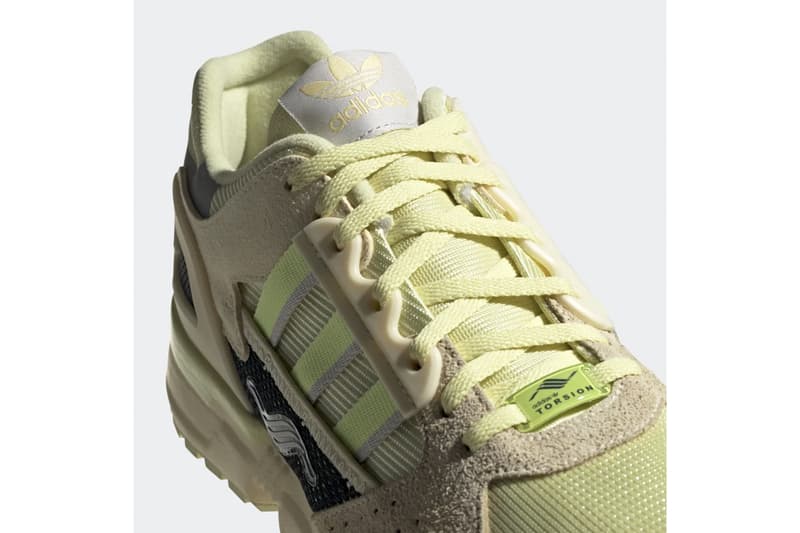 adidas Originals ZX 10000 C "YELLOW TINT/HI-RES YELLOW/EASY YELLOW" Three Stripes Torsion OG 1980s '90s Footwear Sneaker Release Information Drop Date 