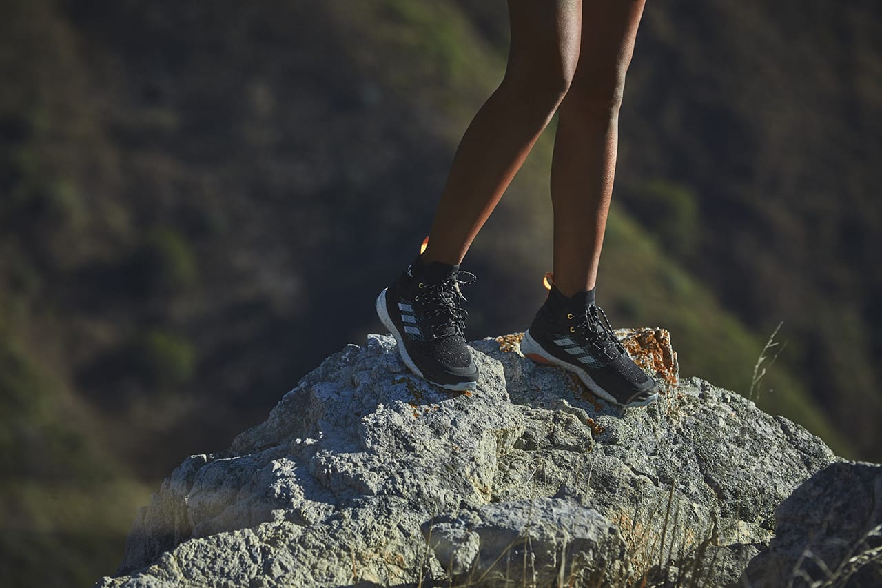 adidas terrex free hiker on feet