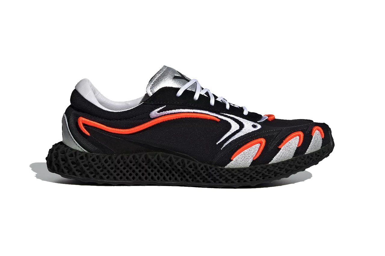 adidas y3 yohji yamamoto ss20 swim collection 4d runner black solar orange silver metallic footwear white FU9208 FU9207 release date info photos price