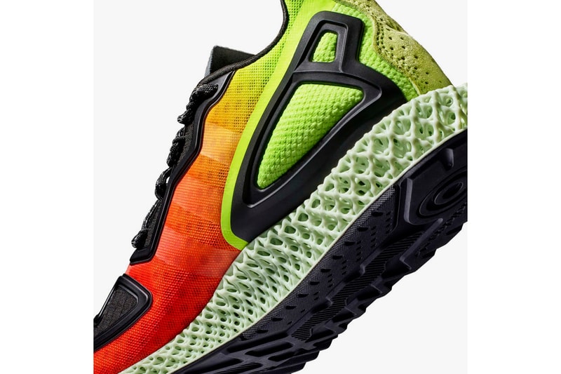 adidas ZX 2K 4D "Red/Orange/Yellow" Heatmap Inspired 4D-Printed Oxygen Light Energy Return Sole Unit Sneaker Three Stripes Footwear Drops Release Information Closer Look
