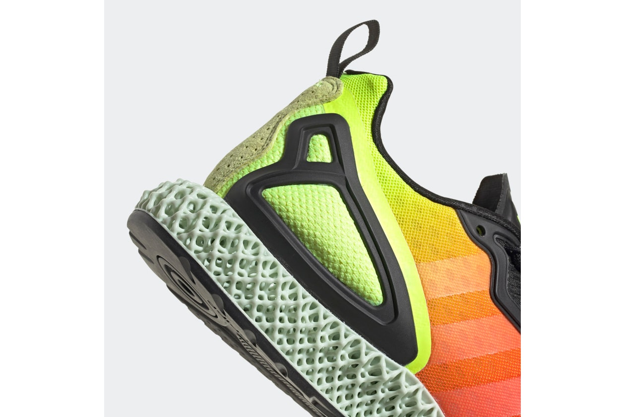 adidas ZX 2K 4D "Red/Orange/Yellow" Heatmap Inspired 4D-Printed Oxygen Light Energy Return Sole Unit Sneaker Three Stripes Footwear Drops Release Information Closer Look