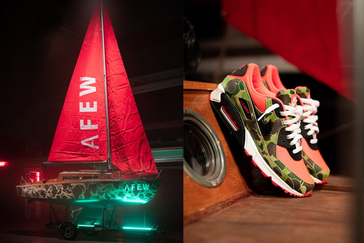 Afew Sets Sail With "Reverse Duck Camo" Boat for Air Max Day