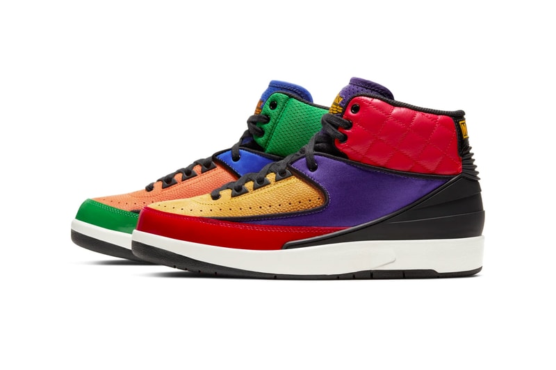 Air Jordan 2 Multi-Color release info menswear streetwear spring summer 2020 collection footwear sneakers shoes trainers kicks runners basketball shoes michael jordan 23 color blocked