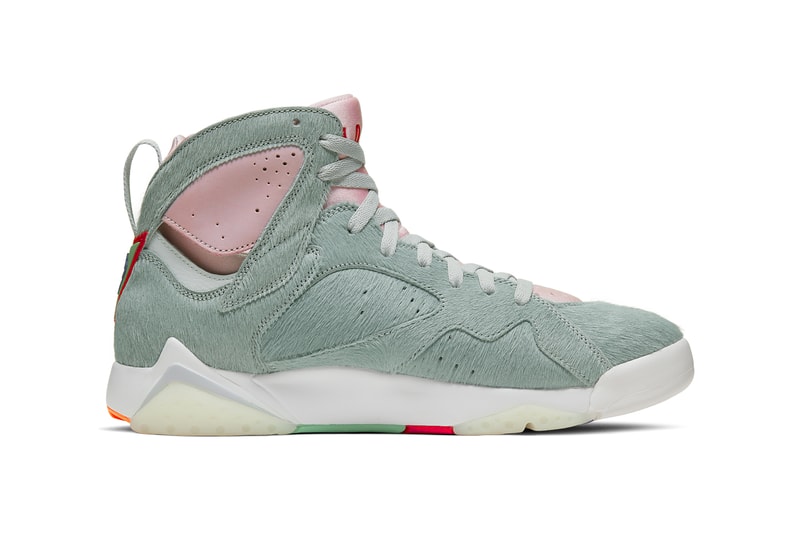 air jordan 7 hare 2 0 neutral gray summit white pink foam rabbits foot CT8528 002 release date info photos price