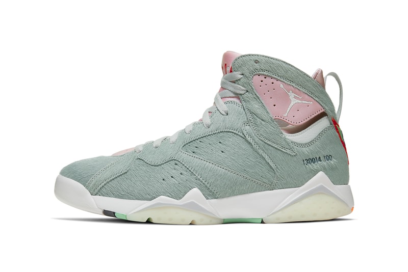 air jordan 7 hare 2 0 neutral gray summit white pink foam rabbits foot CT8528 002 release date info photos price