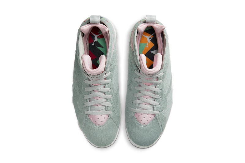 air jordan 7 hare 2 0 neutral gray summit white pink foam rabbits foot CT8528 002 release date info photos price