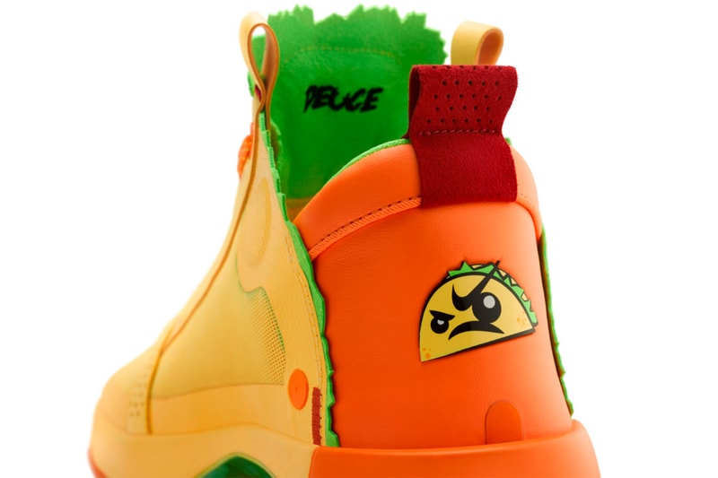 Air Jordan brand 34 Taco Jay PE First Look jason taytum boston celtics