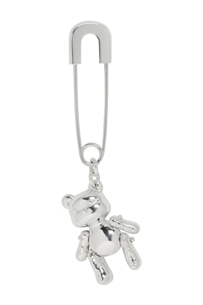 AMBUSH Teddy Bear & Bunny Earrings & Necklaces Silver Jewelry Drop Yoon Ahn SSENSE Release Information Unisex Accessories rabbit charm inflatable bunny .925