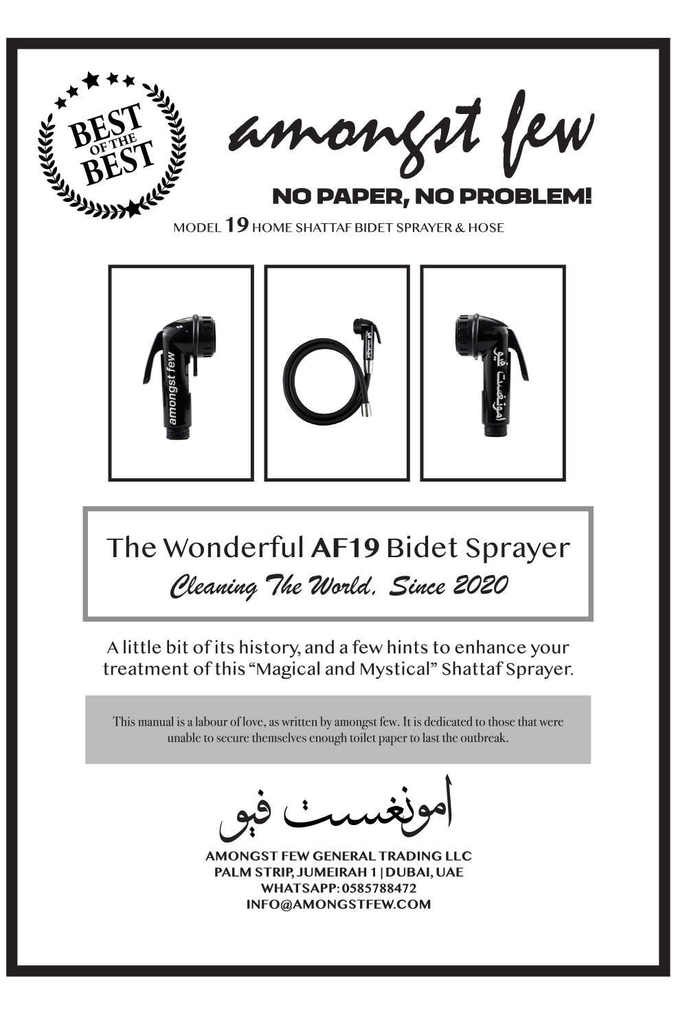 amongst few Model AF19-Shattaf bidet sprayer, hose kit toilet paper release date buy shower