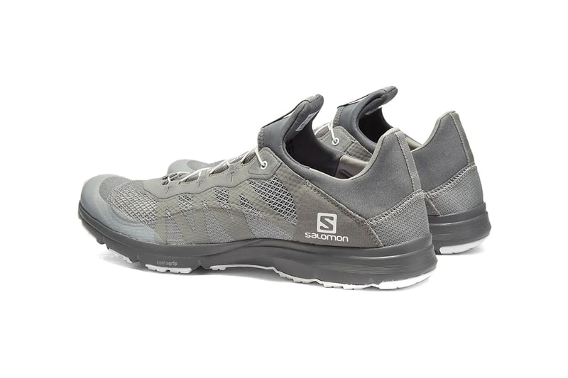 and wander salomon reflective mesh sneaker grey white release date info photos price