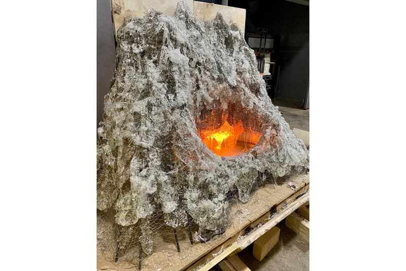 andrew erdos glass sculptures exhibition the chimney nyc not for the peak but for the mountain