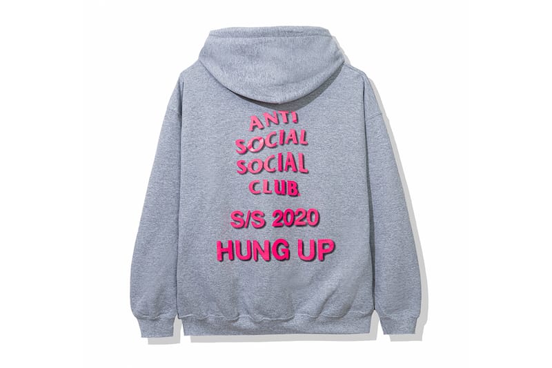 anti social social club flag hoodie