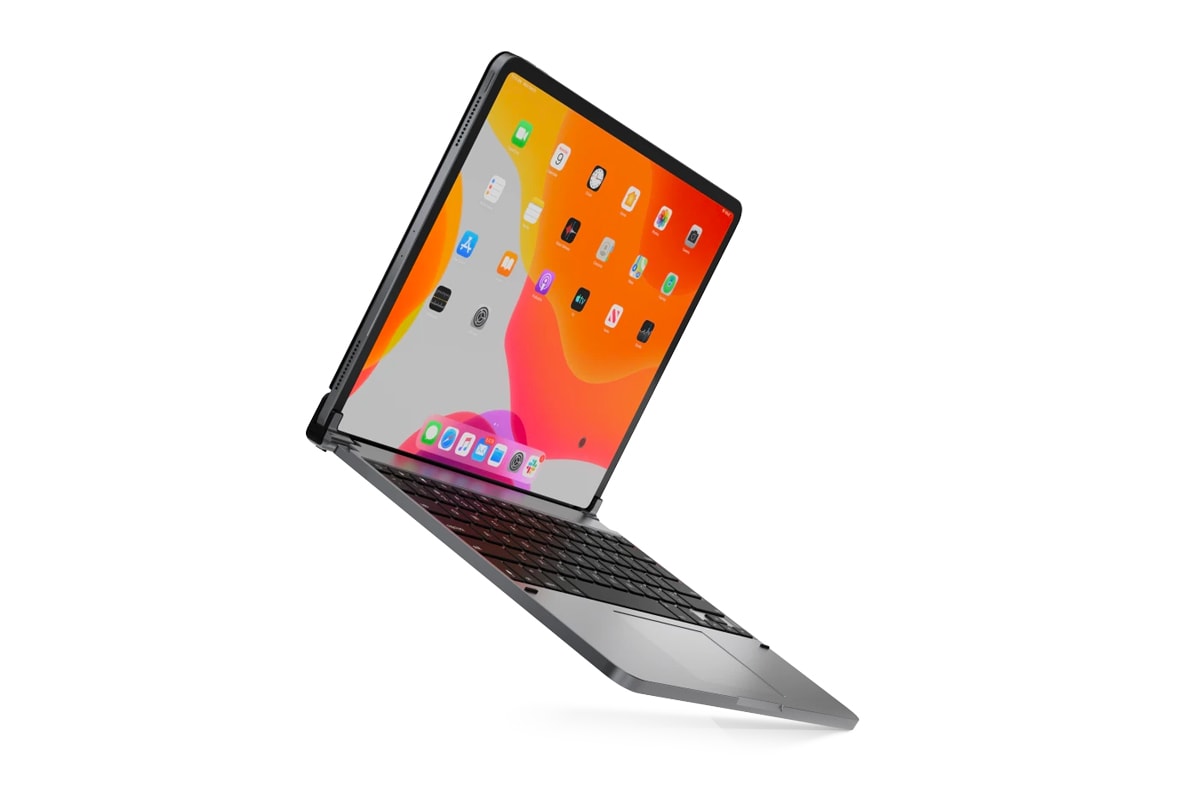 Turn Your iPad Pro Into a MacBook With This Accessory brydge pro+ keyboard trackpad aluminum ipados 