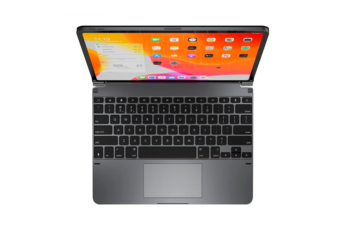 Turn Your iPad Pro Into a MacBook With This Accessory brydge pro+ keyboard trackpad aluminum ipados 