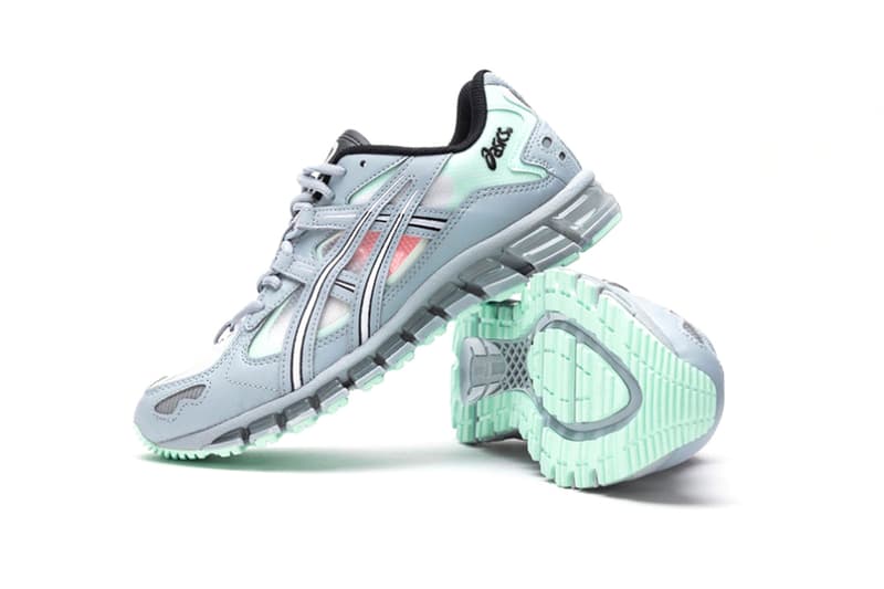 ASICS GEL Kayano 5 360 Grey Mint Tint 021A196 020 menswear streetwear shoes sneakers footwear trainers runners spring summer 2020 collection kicks gel technology cushioning