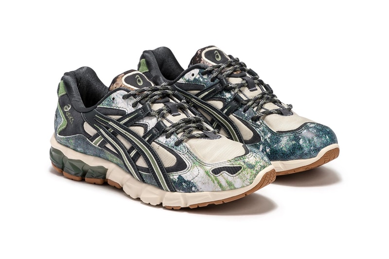 ASICS Gel Kayano 5 KZN Tree Camo menswear streetwear shoes sneakers footwear kicks trainers runners running spring summer 2020 collection japanese technical gel technology
