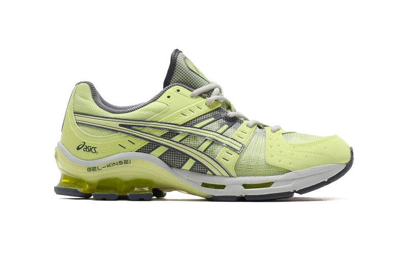ASICS GEL-Kinsei OG Yellow Release atmos Japan Tokyo lime green bright shoes sneakers kicks footwear trainers style 