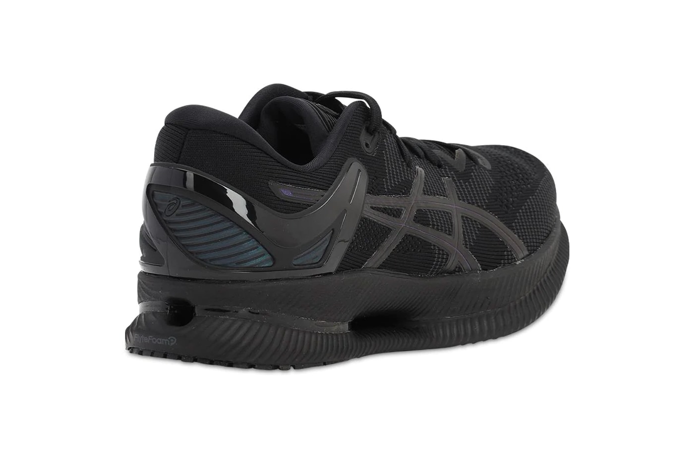 ASICS Metaride Sneakers Triple Black 71I WL9022 menswear streetwear trainers runners shoes spring summer 2020 collection kicks knit breathable Rubber air chamber lifestyle