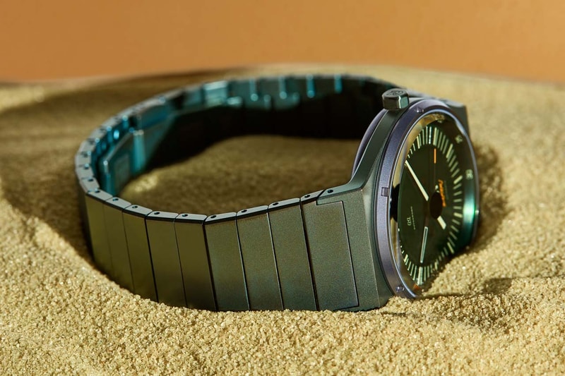 Autodromo Group B Series 2 Safari Dark Green Watch release spring 2020 orange dial lume indexes bi metallic