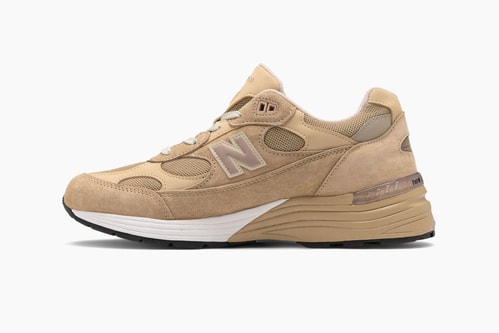 New Balance Made in US 992 Tan With White