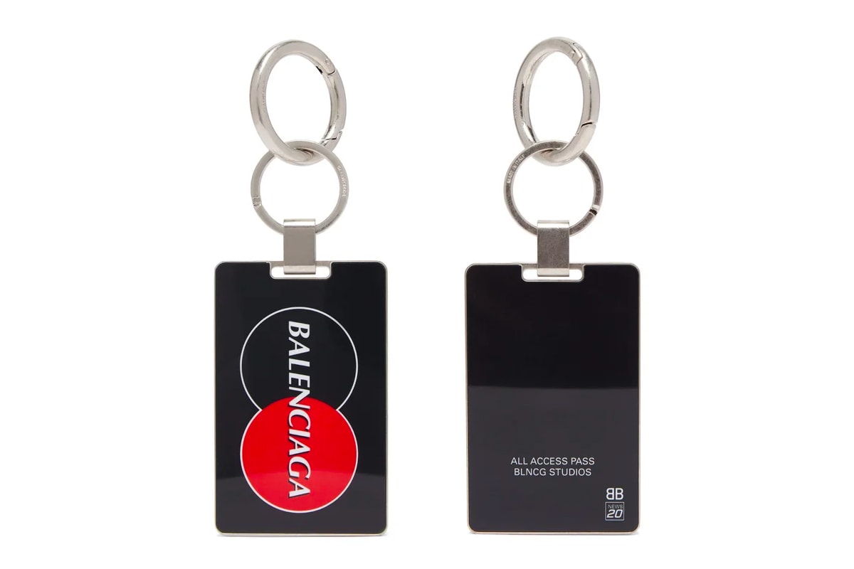 Balenciaga Mastercard Logo Cap Card Key Ring Release Info Buy Price MATCHESFASHION Black