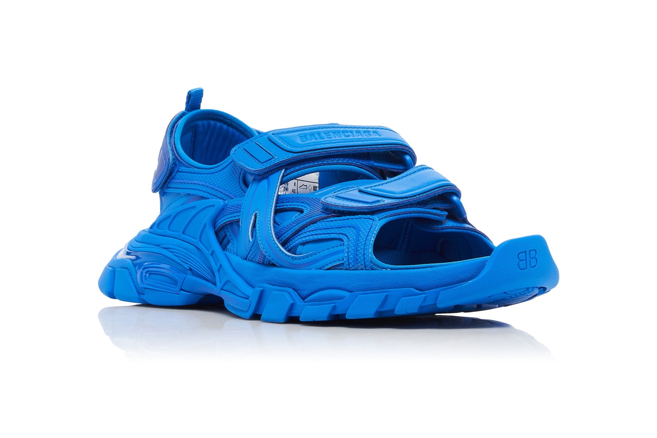 balenciaga track sandal classic blue pantone color of the year 2020 release date info photos price