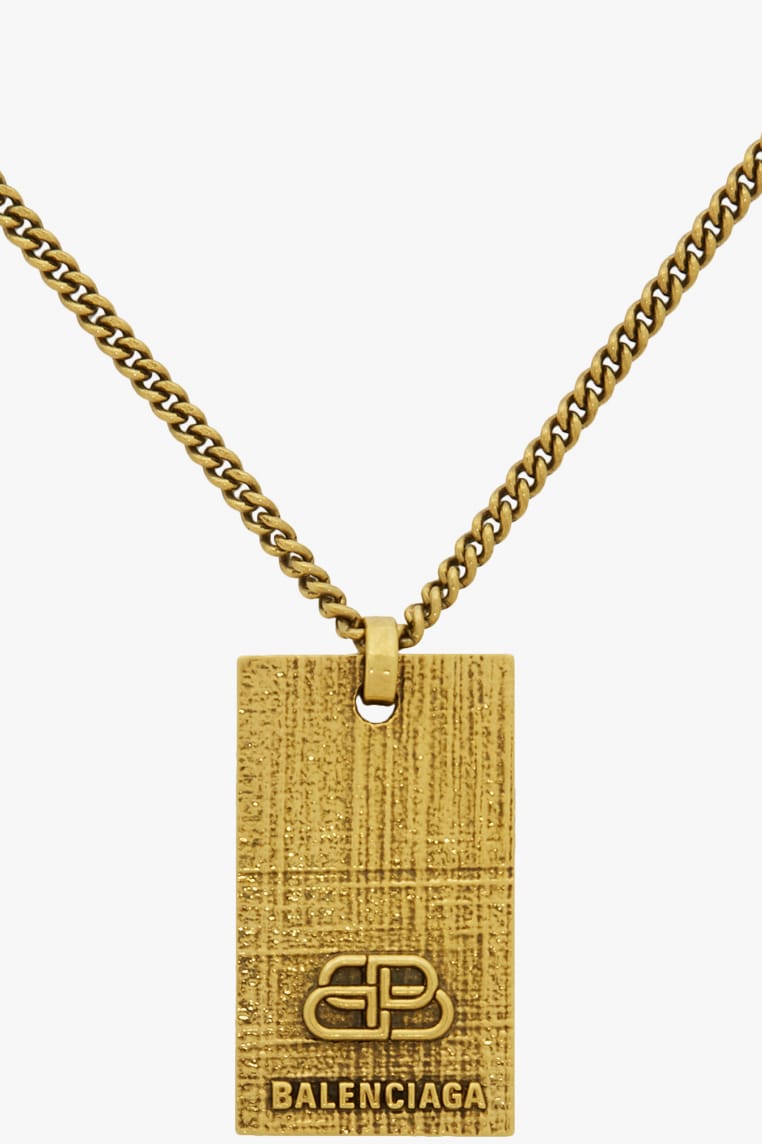 dog chain necklace gold