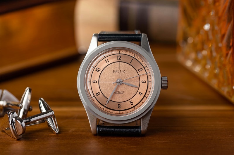 worn wound baltic salmon hms bi compax watches timepieces chronograph limited edition 1940s 40s inspired vintage retro