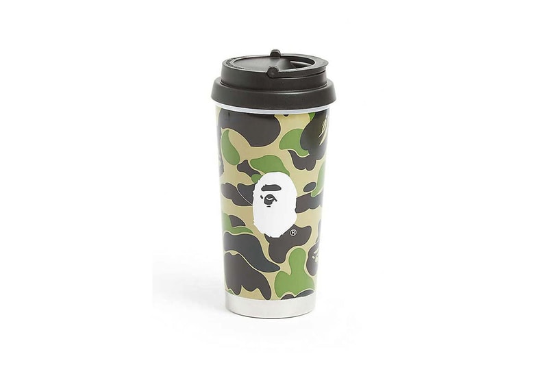 bape abc camouflage coffee tumbler 450ml green pink blue hot tea mug home decor 
