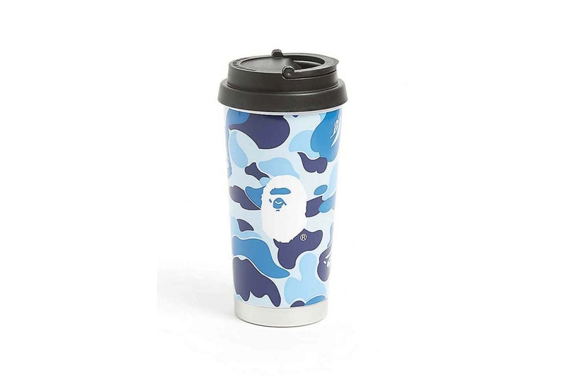 bape abc camouflage coffee tumbler 450ml green pink blue hot tea mug home decor 