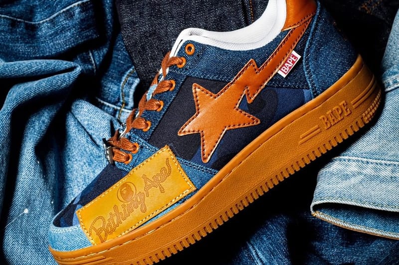 BAPE Brings Patchwork Denim to the BAPESTA