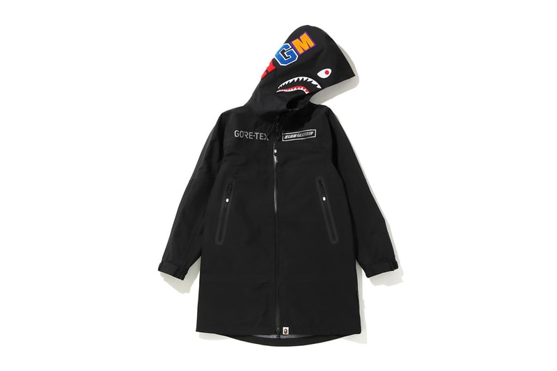 BAPE GORE-TEX Capsule Spring/Summer 2020 Collection parka jacket pants track bucket hat shark mouth logo print graphic ss20 release date info buy march 28