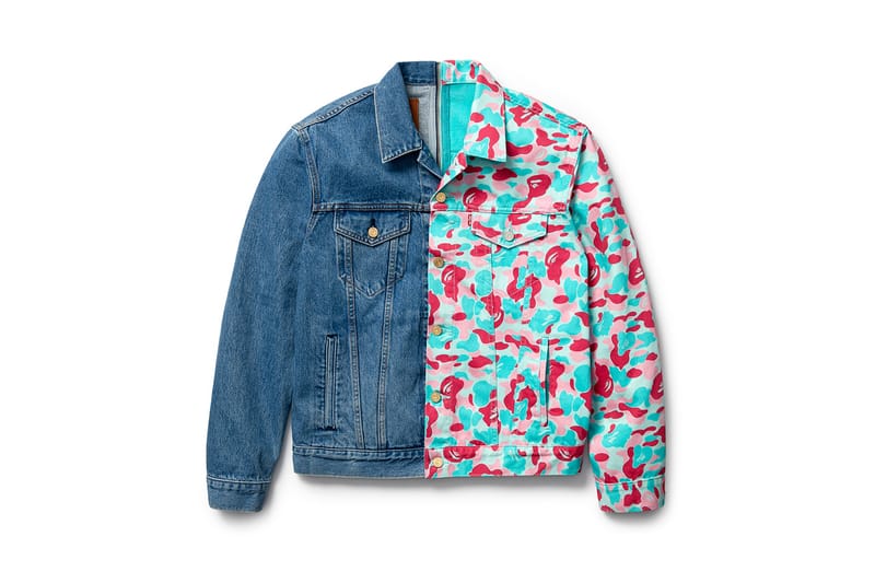 levi pink denim jacket